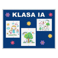 Tablica Tekstylna Informacyjna Różne Kolory
