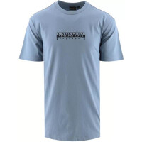 Koszulka Napapijri S-BOX SS 3 BLUE FADED XL Niebieski