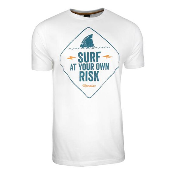 Koszulka Monotox SURF RISK WHITE M Biały