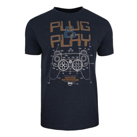 Koszulka Monotox PLUG&PLAY NAVY MEL S Granatowy