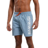 Szorty Napapijri V-BOX BLUE FADED M Niebieski