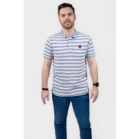 Koszulka Monotox POLO STRIPE L XL Niebieski