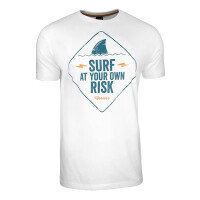 Koszulka Monotox SURF RISK WHITE S Biały