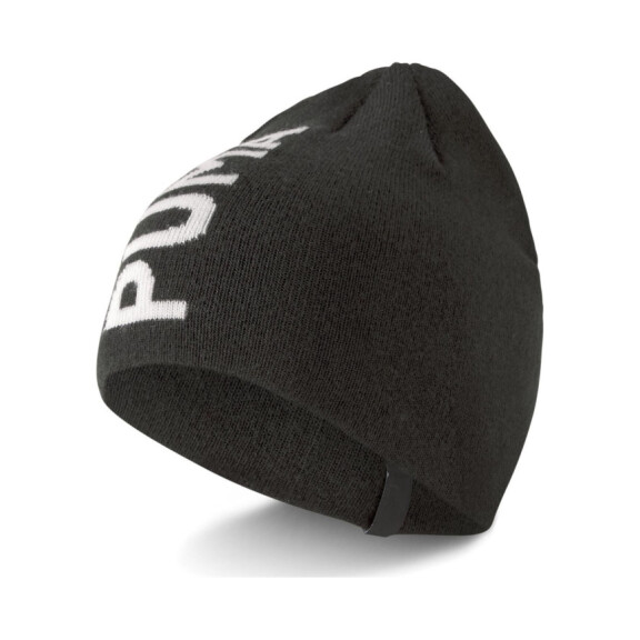 Czapka Puma ESS CLASSIC CUFF BEANIE JR 02346101 Czarna - Rozmiar YOUTH