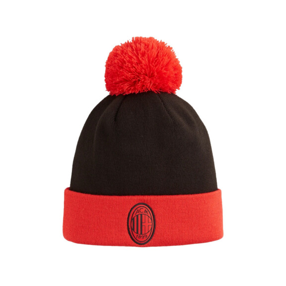 Czapka Puma ACM ESS POM POM BEANIE 02570904 Czerwona - Rozmiar ADULT