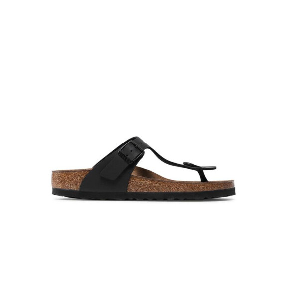 Klapki damskie Birkenstock GIZEH BF NARROW 0043693 Czarne - Rozmiar 39