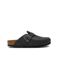 Klapki damskie Birkenstock BOSTON LEOI NARROW 0059463 Czarne - Rozmiar 38