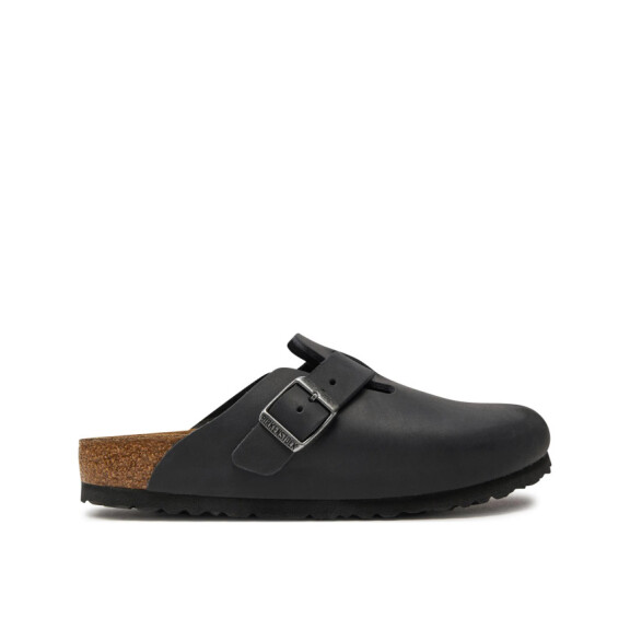 Klapki damskie Birkenstock BOSTON LEOI NARROW 0059463 Czarne - Rozmiar 38