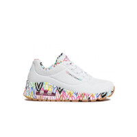Buty damskie Skechers UNO LOVING LOVE 155506WHT Białe - Rozmiar 37,5