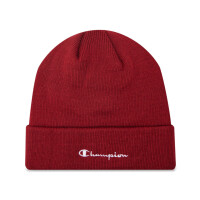 Czapka Champion BEANIE CAP 804671RS506 Czerwona - Rozmiar NS