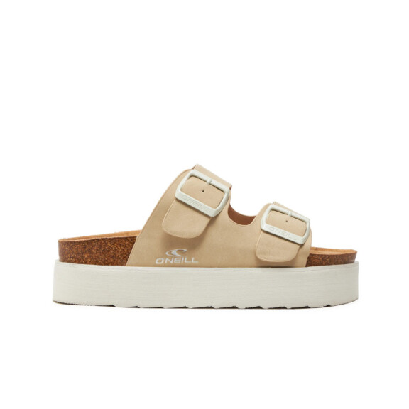 Klapki damskie O'Neill PLATFORM SLIDER WOMEN LOW 9024101973D Beżowe - Rozmiar 41