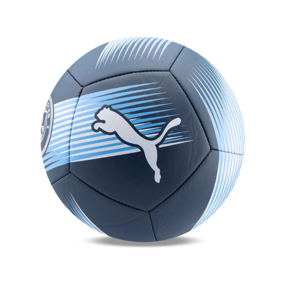 Piłka Puma MCFC ESS BALL 08477404 Niebieska - Rozmiar 5