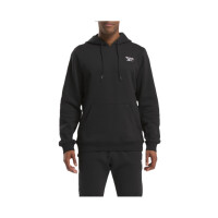 Bluza męska Reebok IDENTITY SMALL LOGO FLEECE HOODIE 100202869 Czarna - Rozmiar M