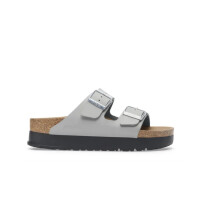 Klapki damskie Birkenstock ARIZONA FLEX PLATFORM BFNARROW 1028439 Szare - Rozmiar 41