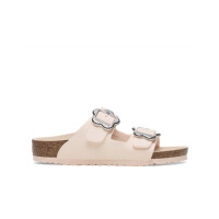 Klapki damskie Birkenstock ARIZONA KIDS FLOWER BUCKLE BF REGULAR 1029442 Różowe - Rozmiar 39