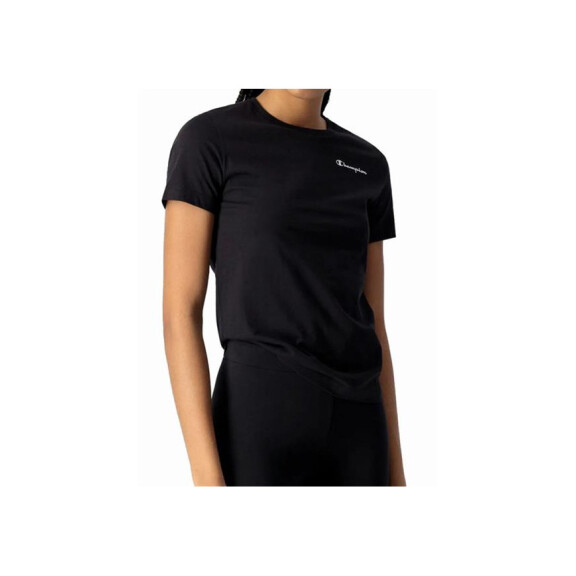 Koszulka damska Champion CREWNECK T-SHIRT 114912KK001 Czarna - Rozmiar S