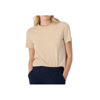 Koszulka damska Champion CREWNECK T-SHIRT 114912MS073 Beżowa - Rozmiar S