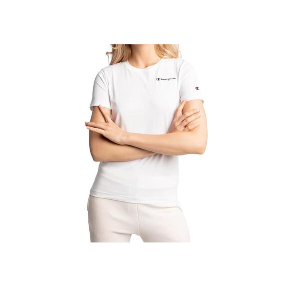 Koszulka damska Champion CREWNECK T-SHIRT 114912WW001 Biała - Rozmiar M