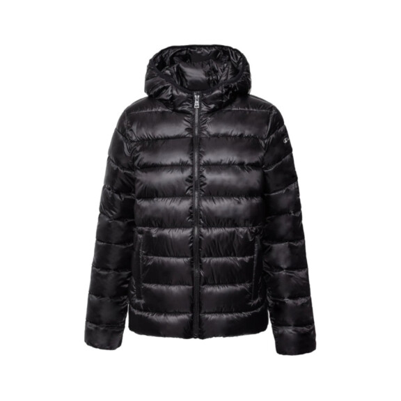 Kurtka damska Champion HOODED POLYFILLED JACKET 115750KK001 Czarna - Rozmiar M