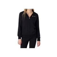 Bluza damska Champion HOODED FULL ZIP SWEATSHIRT 116090KK001 Czarna - Rozmiar M