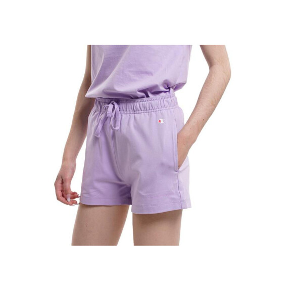 Szorty damskie Champion SHORTS 116110VS022 Fioletowe - Rozmiar S