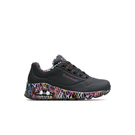 Buty damskie Skechers UNO LOVING LOVE 155506BBK Czarne - Rozmiar 37