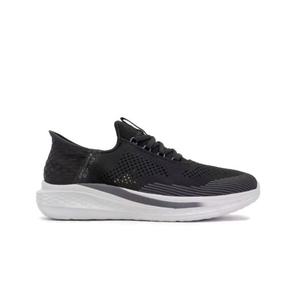 Buty męskie Skechers SLADE QUINTO 210810BLK Czarne - Rozmiar 43