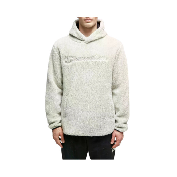 Bluza męska Champion HOODED TOP 214973ES066 Beżowa - Rozmiar M