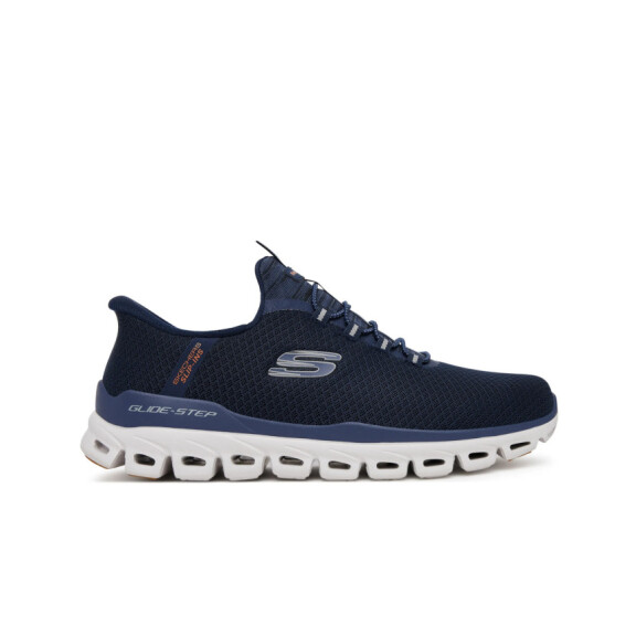 Buty męskie Skechers GLIDE-STEP NOXUS 233010NVY Niebieskie - Rozmiar 43