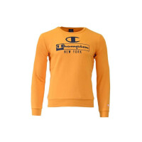 Bluza dziecięca Champion CREWNECK SWEATSHIRT 306172YS113 Żółta - Rozmiar 128-131