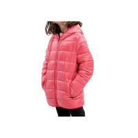 Kurtka dziecięca Champion HOODED JACKET 306197PS171 Różowa - Rozmiar 150-155