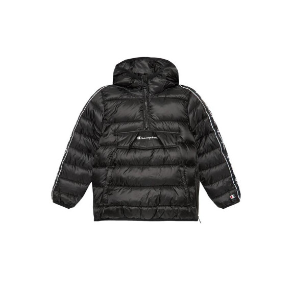 Kurtka dziecięca Champion HOODED JACKET 306199KK001 Czarna - Rozmiar 162-167