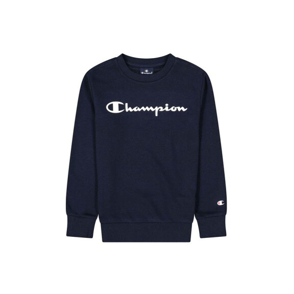 Bluza dziecięca Champion CREWNECK SWEATSHIRT 306278BS501 Niebieska - Rozmiar 162-167