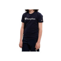 Koszulka dziecięca Champion CREWNECK T-SHIRT 306285BS501 Niebieska - Rozmiar 150-155