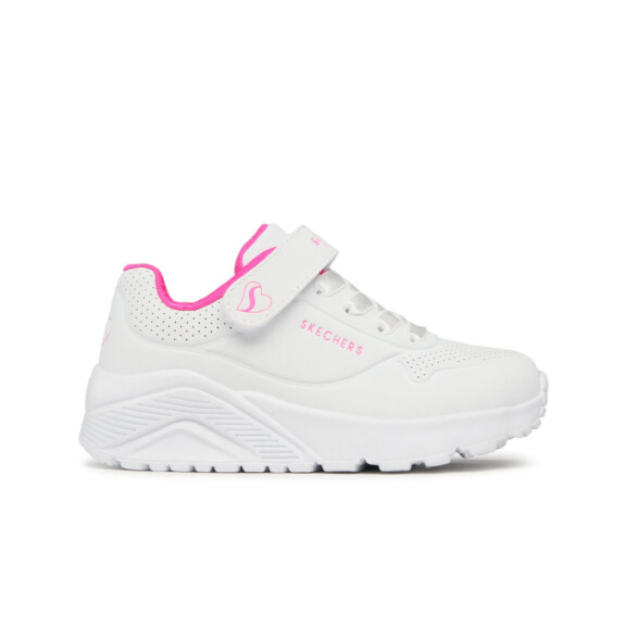Buty dziecięce Skechers UNO LITE 310451LWHP Białe - Rozmiar 33