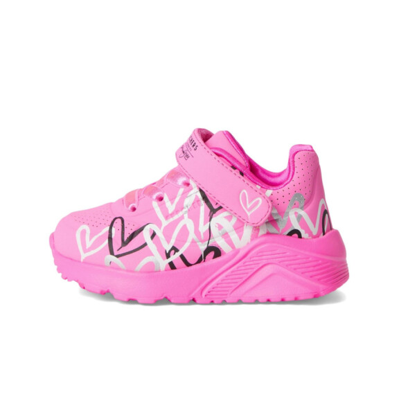 Buty dziecięce Skechers UNO LITE - LOVE LEVITATE 314078NHPMT Różowe - Rozmiar 21