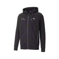 Bluza męska Puma MAPF1 HOODED SWEAT JKT 53846001 Czarna - Rozmiar 2XL