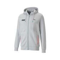 Bluza męska Puma MAPF1 HOODED SWEAT JKT 53846002 Szara - Rozmiar XL