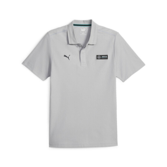 Koszulka męska Puma MAPF1 POLO MERCEDES TEAM 62115402 Szara - Rozmiar S
