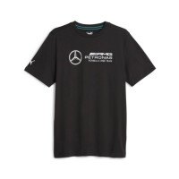 Koszulka męska Puma MAPF1 LOGO TEE 62115701 Czarna - Rozmiar XL