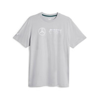 Koszulka męska Puma MAPF1 LOGO TEE MERCEDES TEAM 62115702 Szara - Rozmiar XL