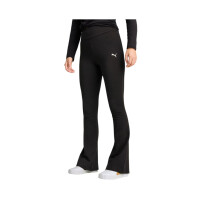Spodnie damskie Puma ESS HIGH WAIST FLARED LEGGINGS 63154201 Czarne - Rozmiar S