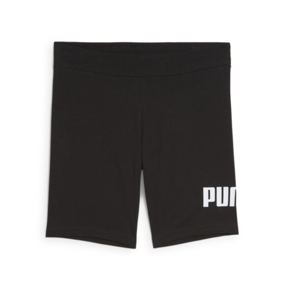 Szorty damskie Puma ESS LOGO 7 SHORT LEGGINGS 68243201 Czarne - Rozmiar S
