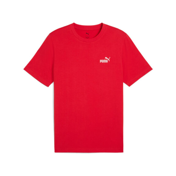 Koszulka męska Puma ESS SMALL LOTO TEE 68253411 Czerwona - Rozmiar L
