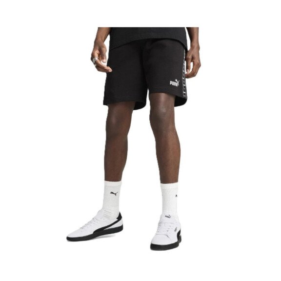 Szorty męskie Puma ESS TAPE SHORTS 9 TR 68468301 Czarne - Rozmiar M