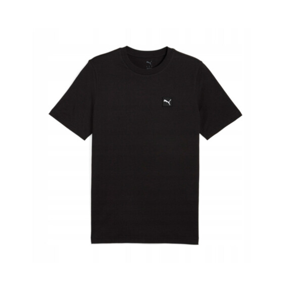 Koszulka męska Puma ESS ELEVATED TEE 68472601 Czarna - Rozmiar L