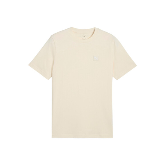 Koszulka męska Puma ESS ELEVATED TEE 68472699 Beżowa - Rozmiar M