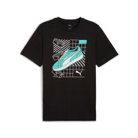 Koszulka męska Puma GRAPHICS SNEAKER TEE 68483001 Czarna - Rozmiar M