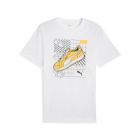 Koszulka męska Puma GRAPHICS SNEAKER TEE 68483002 Biała - Rozmiar S