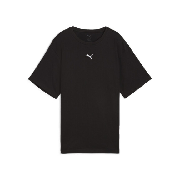 Koszulka damska Puma ESS RELAXED TEE 68497101 Czarna - Rozmiar S